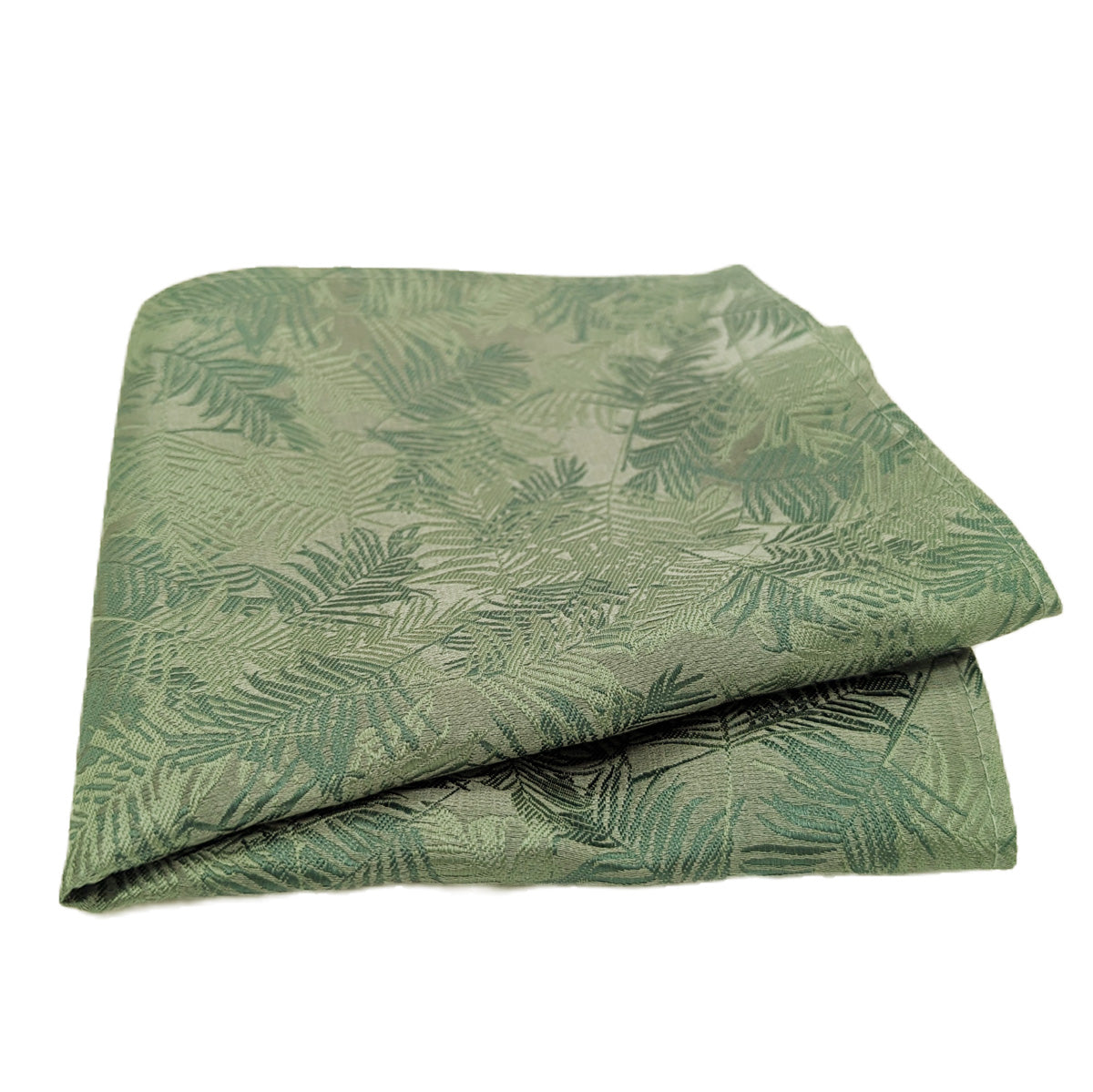 Sage Palm Leaves Pocket Square