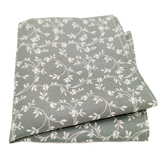 Sage Leaves Pocket Square