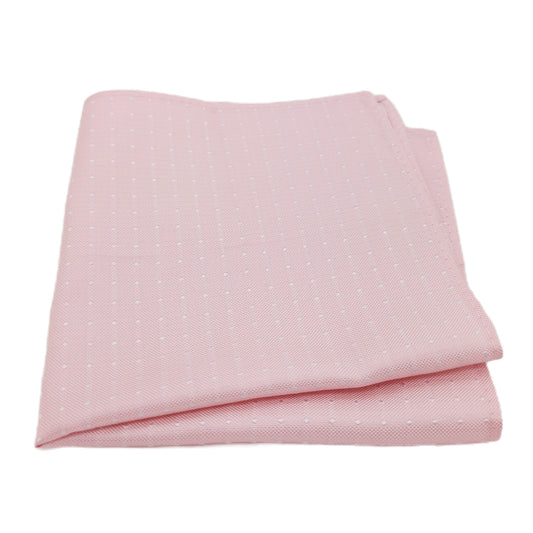 Dotty Pink Silk Pocket Square