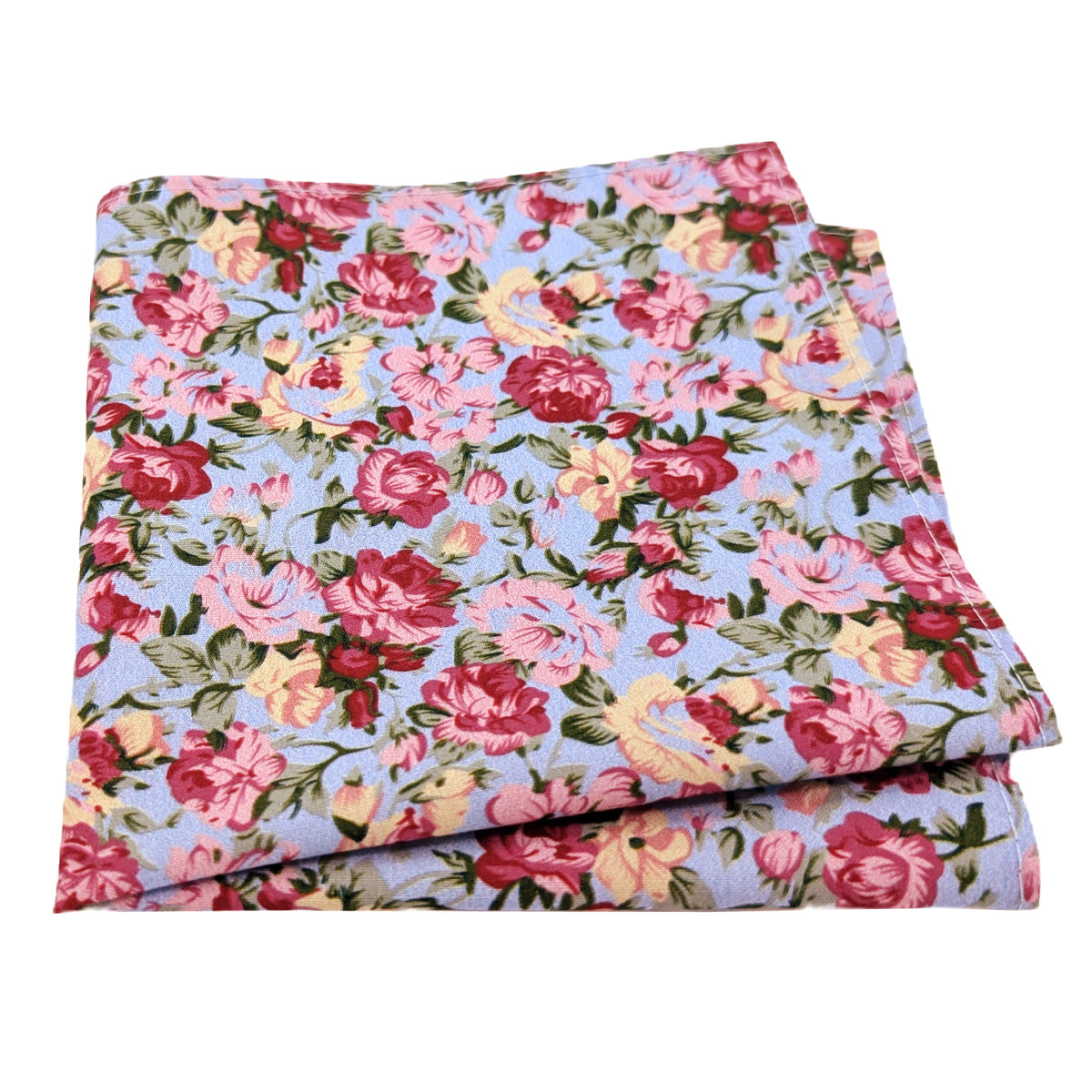 Sky Blossom Cotton Pocket Square