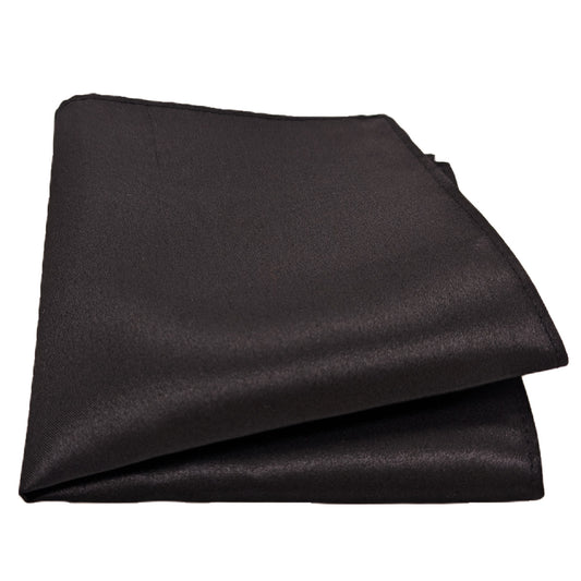 Jet Black Pocket Square