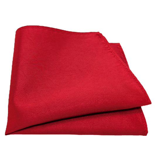 Scarlet Red Pocket Square