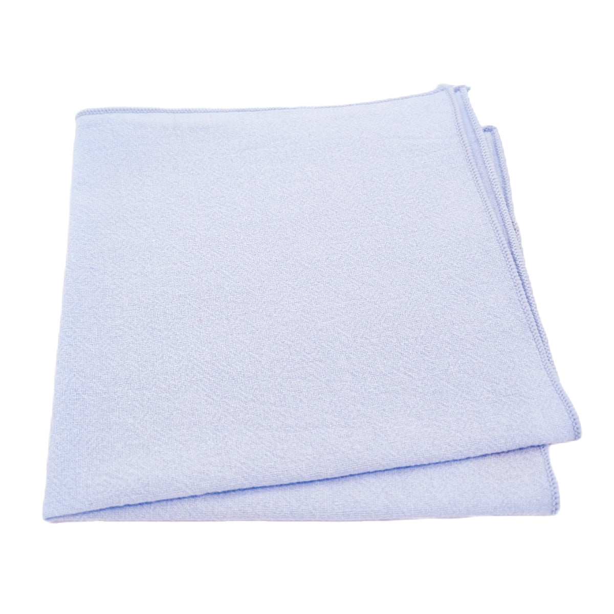 Arctic Blue Cotton Pocket Square