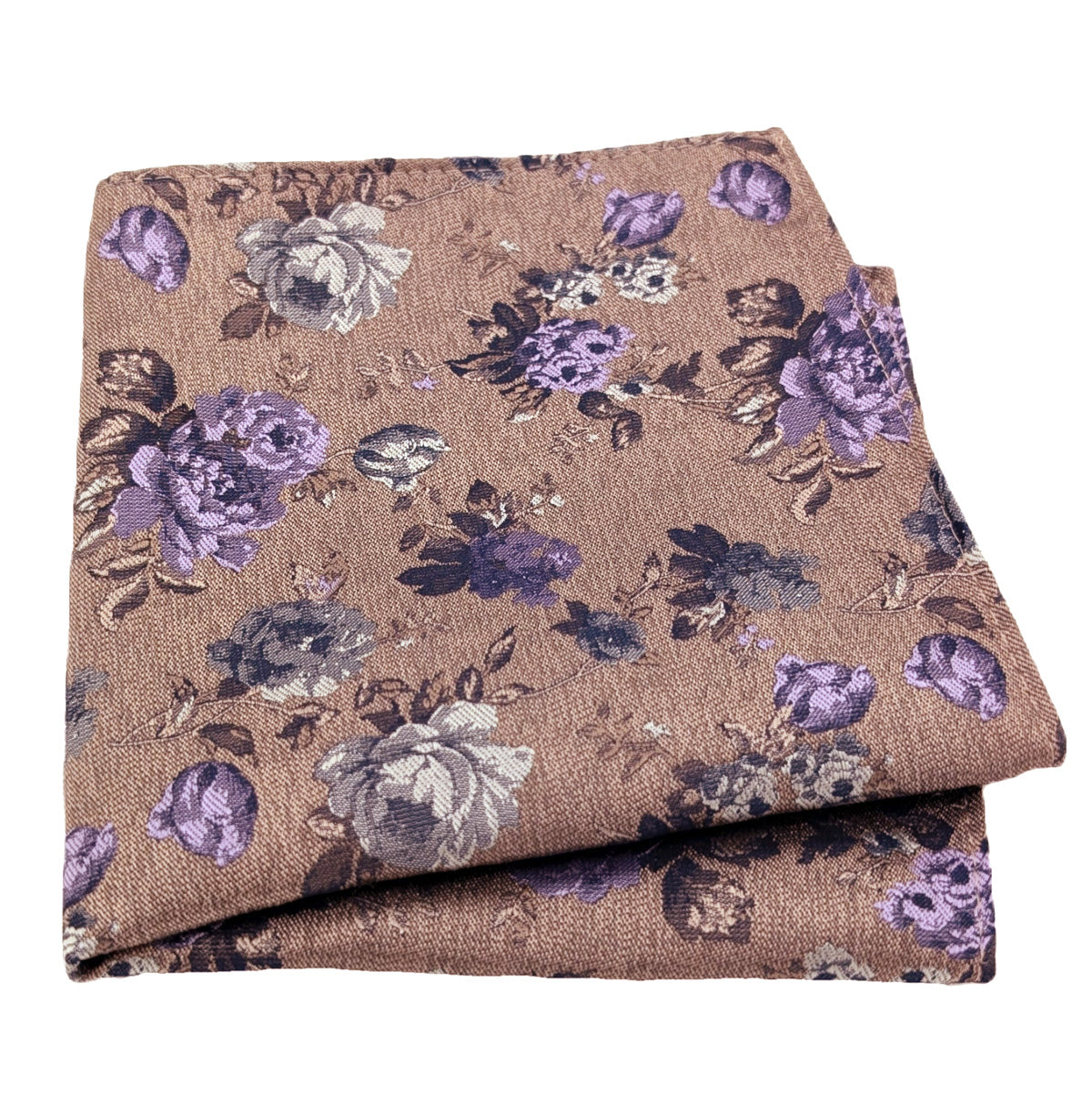 Beige & Purple Vintage Floral Wedding Swatch