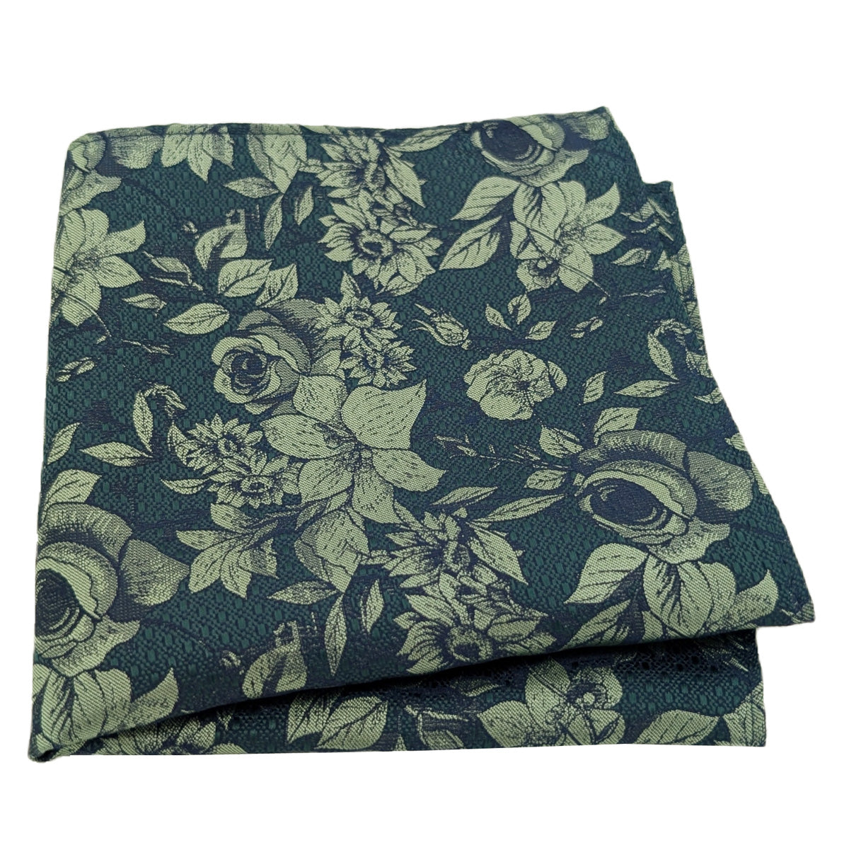 Green Vintage Floral Wedding Swatch