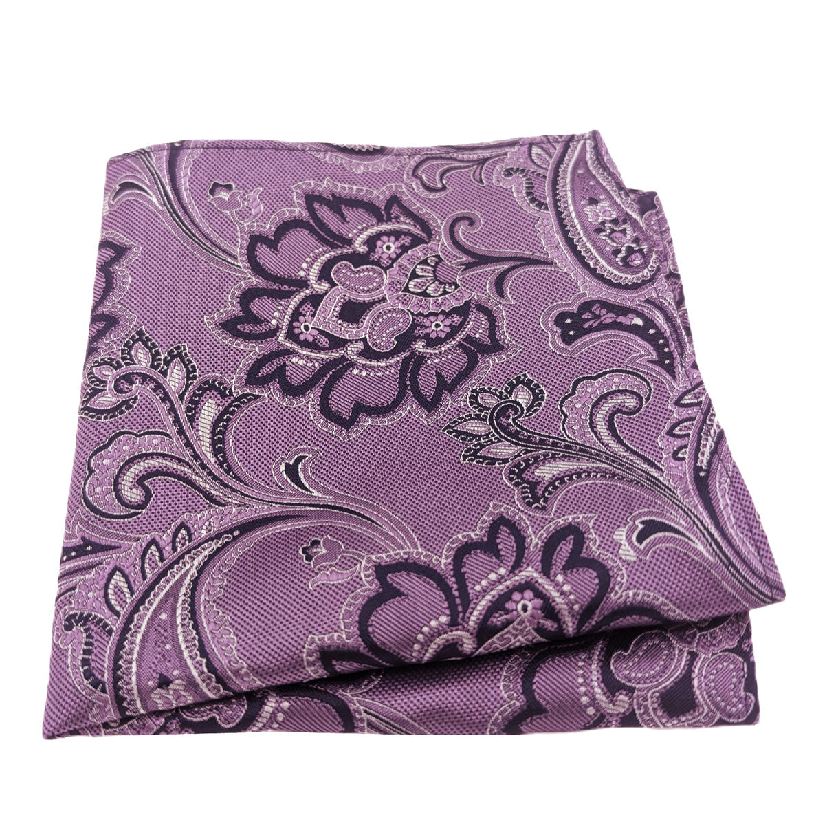 Purple Floral Paisley Wedding Swatch