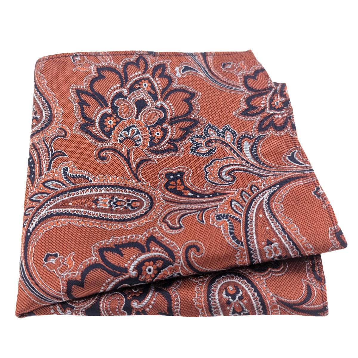 Rust Floral Paisley Wedding Swatch