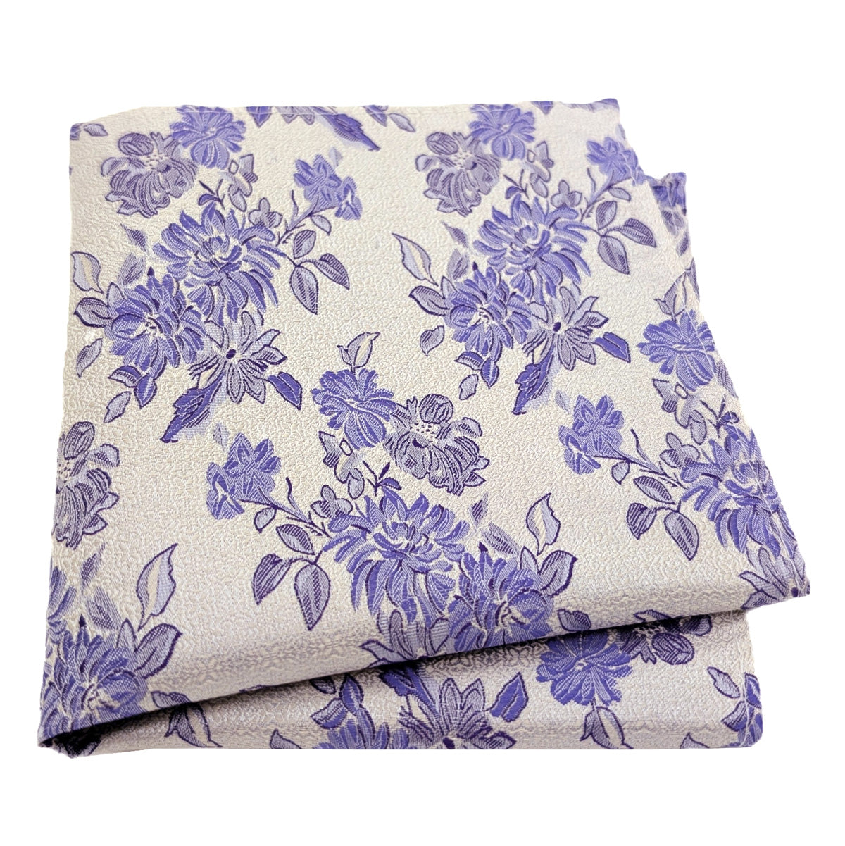 Purple Floral Silk Wedding Swatch