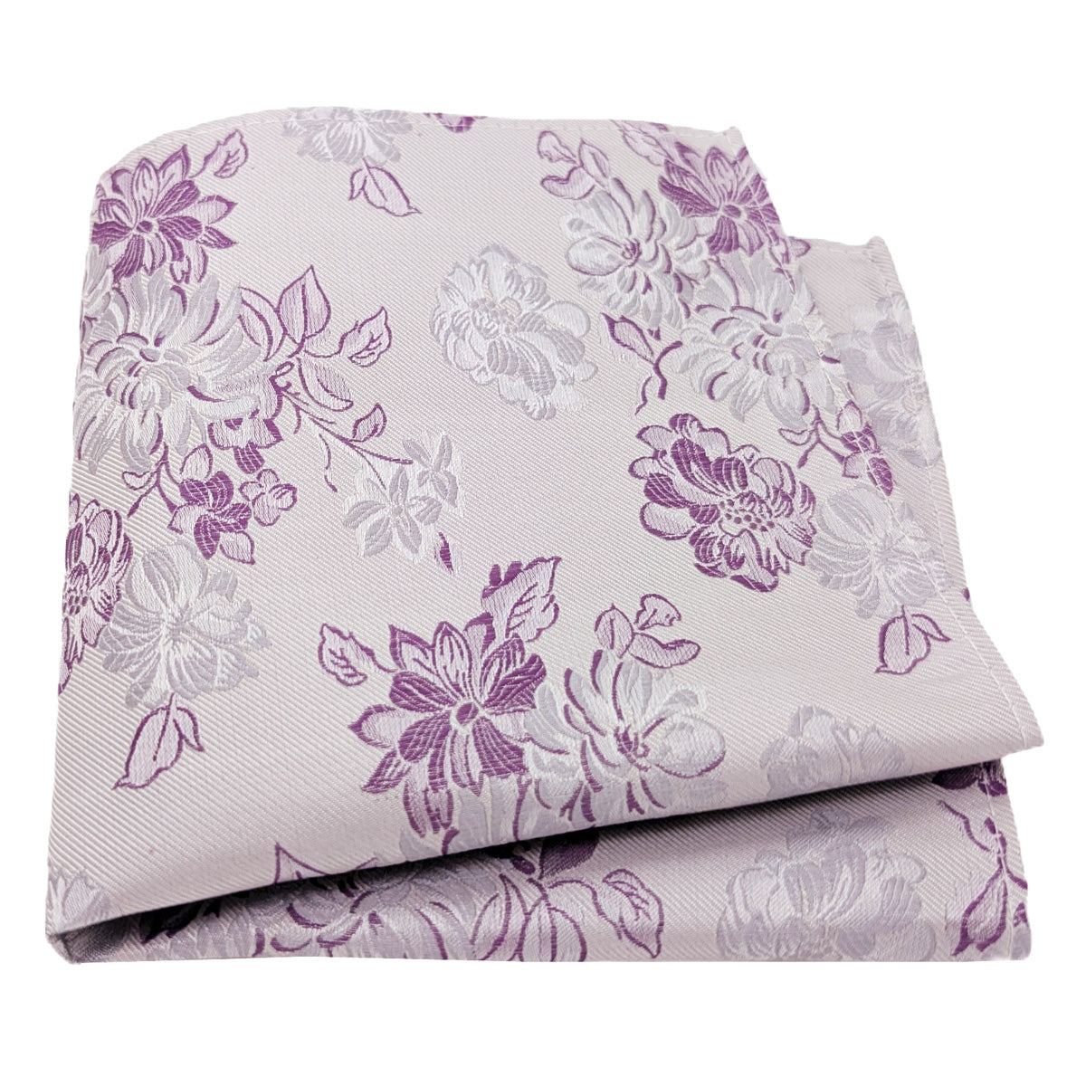 Lilac Floral Silk Wedding Swatch