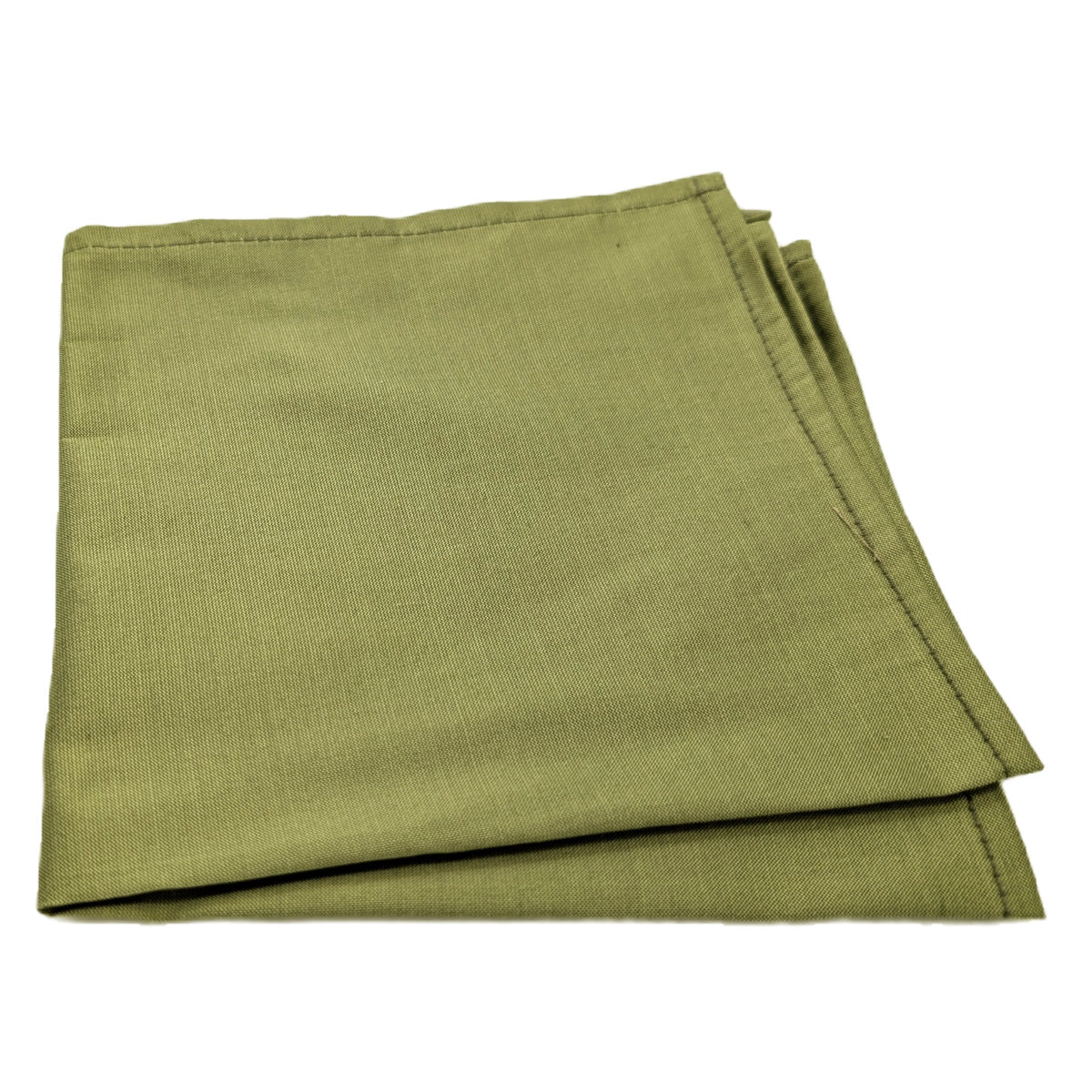 Moss Silk Dupion Pocket Square