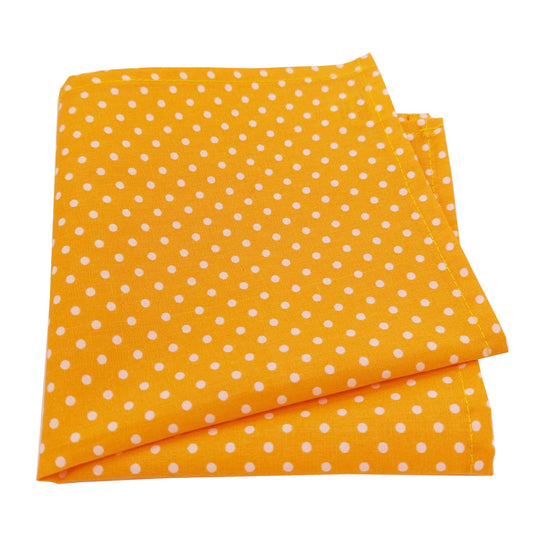 Sunflower Gold Spot Pocket Square