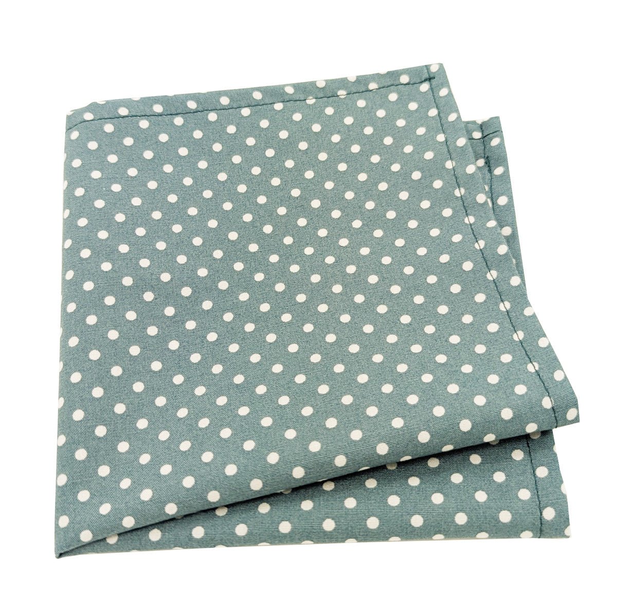 Ice Green Spot Pocket Square - Wedding Pocket Square - Swagger & Swoon