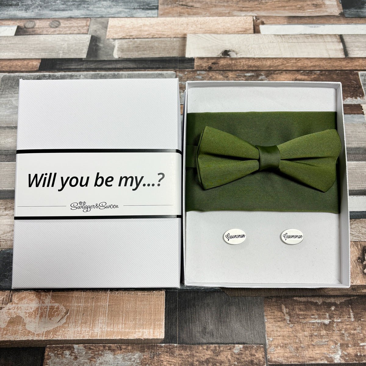 Ivy Groomsmen Proposal Box - Regular Tie - Groomsman - Swagger & Swoon