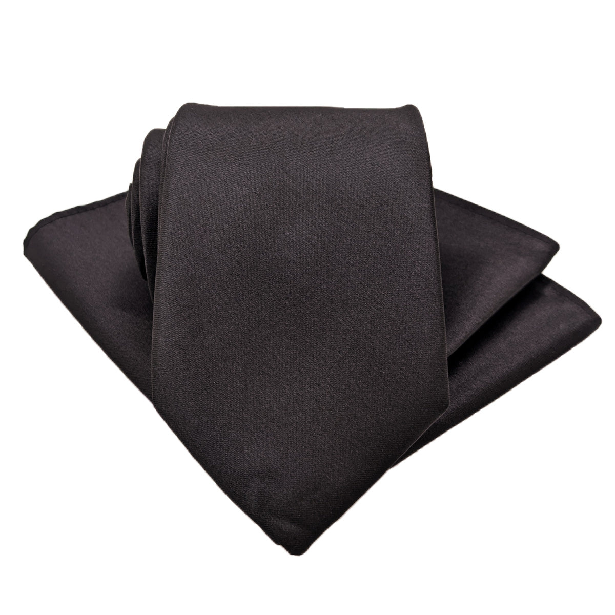 Jet Black Pocket Square - Wedding Pocket Square - Swagger & Swoon