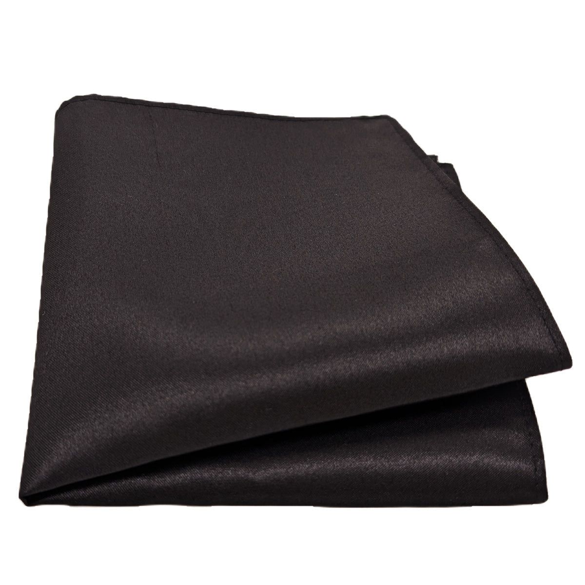 Jet Black Pocket Square - Wedding Pocket Square - Swagger & Swoon