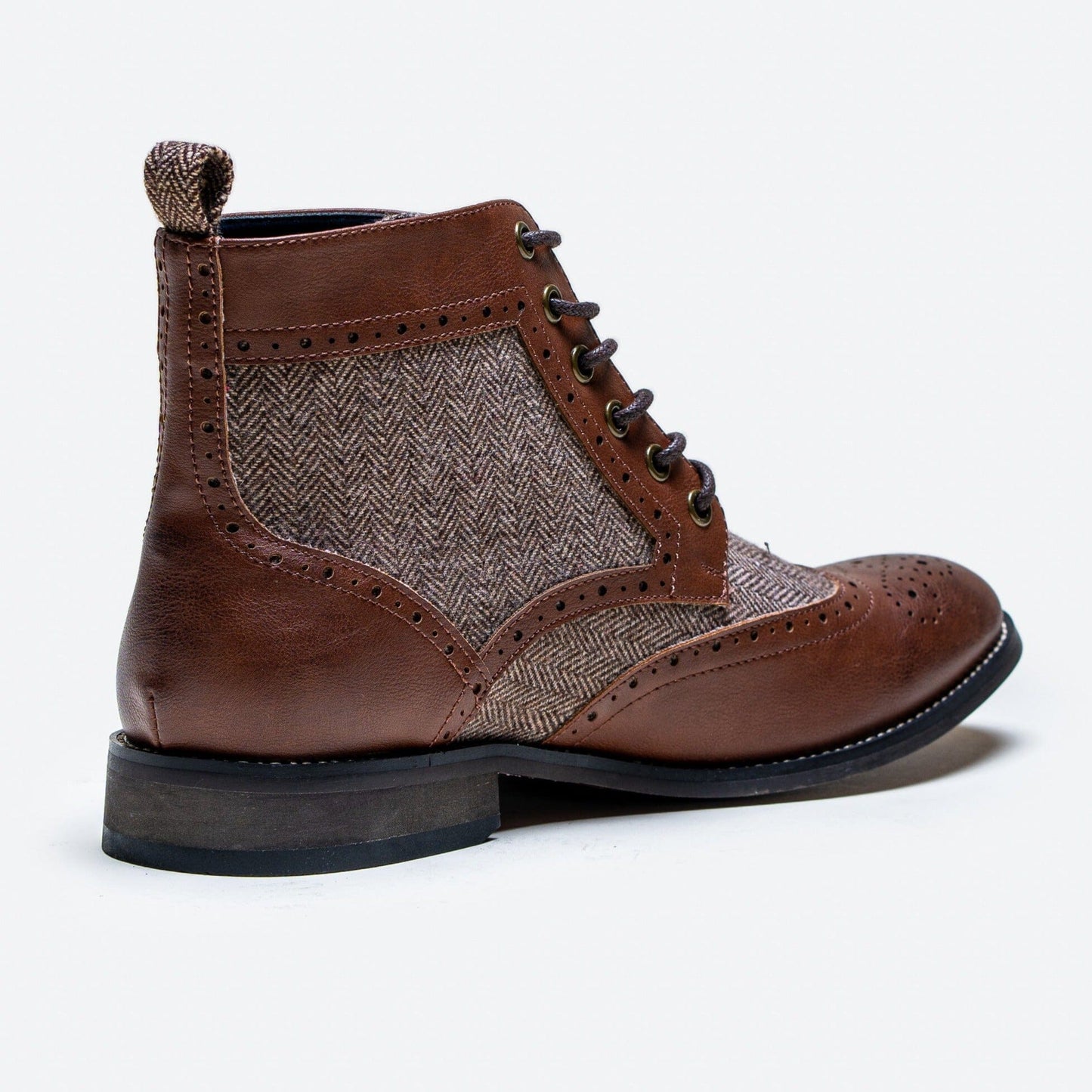 Jones Brown & Tweed Boots - Shoes - 7 - Swagger & Swoon