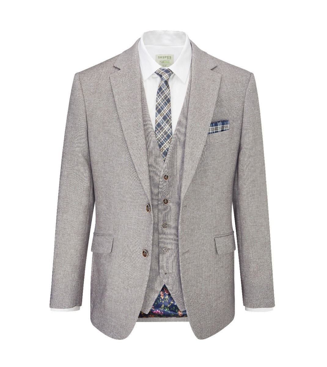 Jude Stone Herringbone Jacket - Blazers & Jackets - 34R - Swagger & Swoon