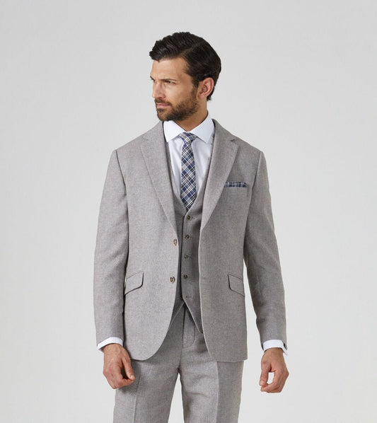 Jude Stone Herringbone Jacket - Blazers & Jackets - 34R - Swagger & Swoon