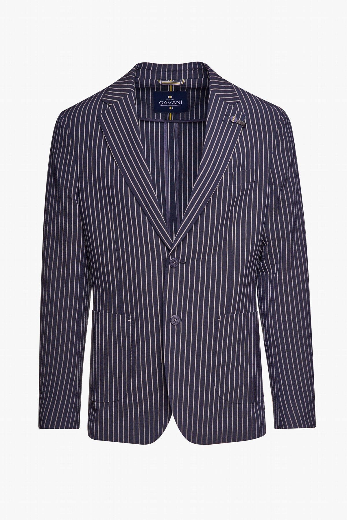 Julian Half-Lined Stripe Blazer - Blazers & Jackets - 