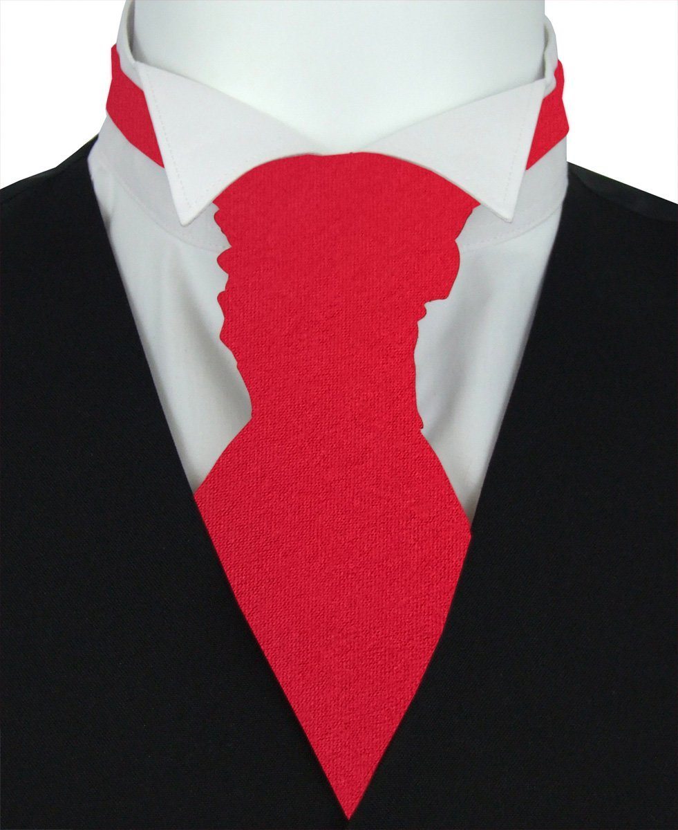 Lava Red Boys Wedding Cravat - Childrenswear - Swagger & Swoon