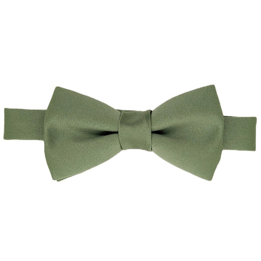 Leaf Green Boys Bow Ties - Childrenswear - Neckstrap (Age 5 - 12) - Swagger & Swoon