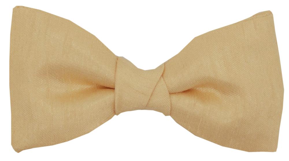 Lemon Shantung Boys Bow Ties - Childrenswear - Neckstrap (Age 5 - 12) - Swagger & Swoon