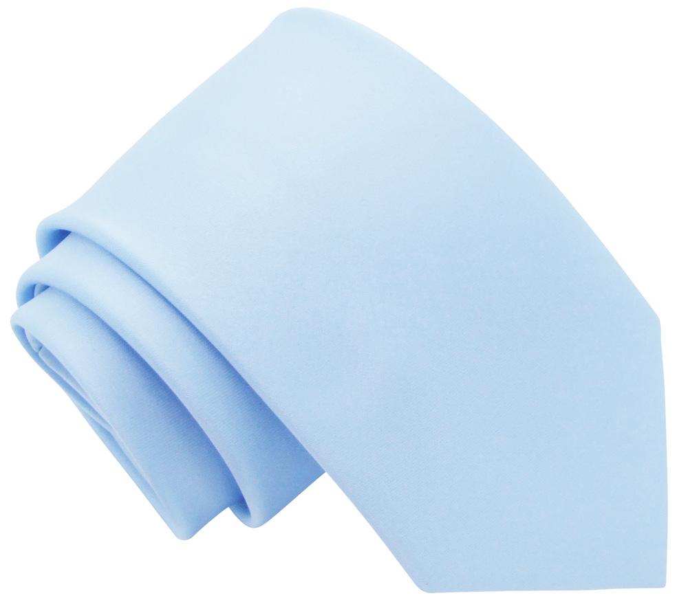 Light Blue Boys Ties - Childrenswear - Self - Tie (Age 6 - 12) - Swagger & Swoon