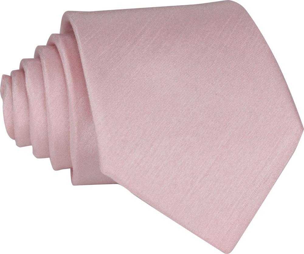 Light Pink Shantung Wedding Tie - Wedding Tie - Regular - Tie Only - Swagger & Swoon