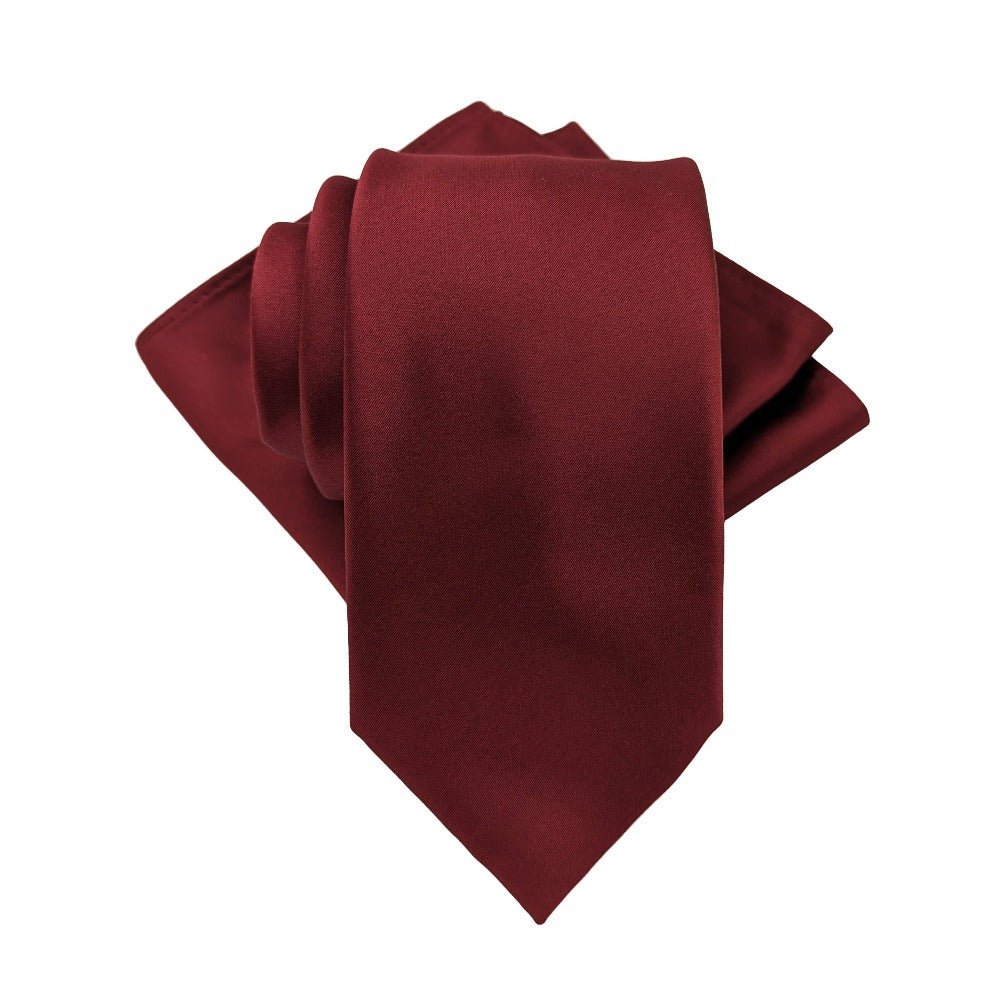 Maroon Pocket Square - Wedding Pocket Square - Swagger & Swoon