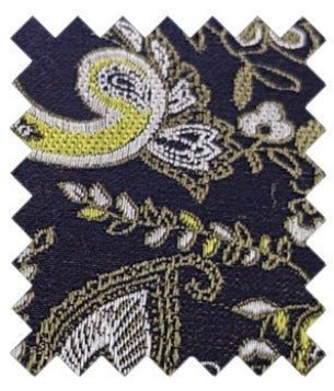 Meadow Floral Paisley Silk Wedding Swatch - Swatch - Swagger & Swoon