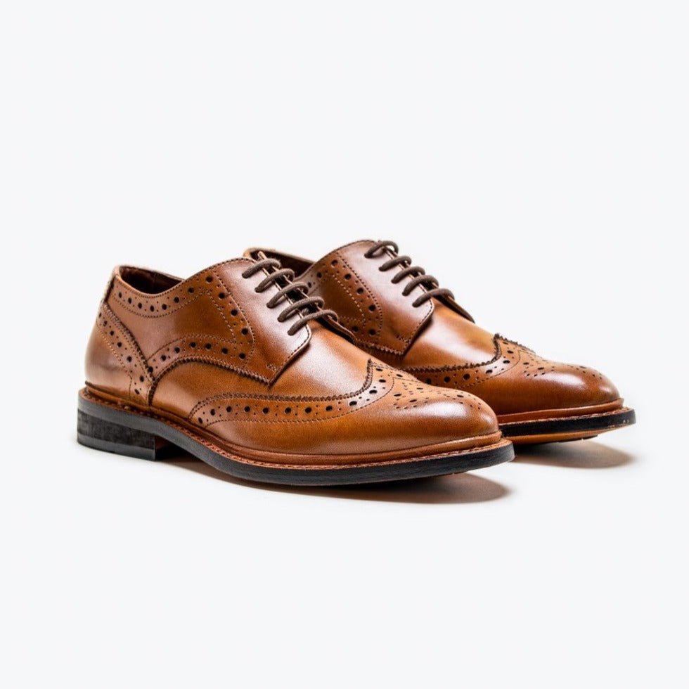 Merton Tan Shoes - Shoes - 7 - Swagger & Swoon