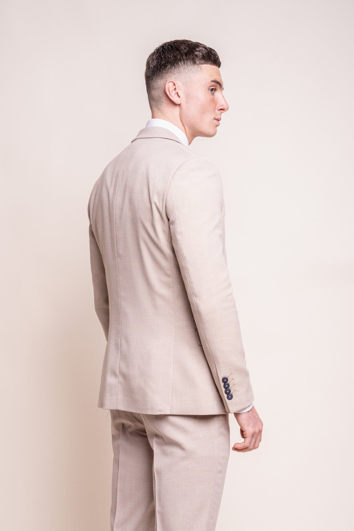 Miami Beige Blazer - Blazers & Jackets - 