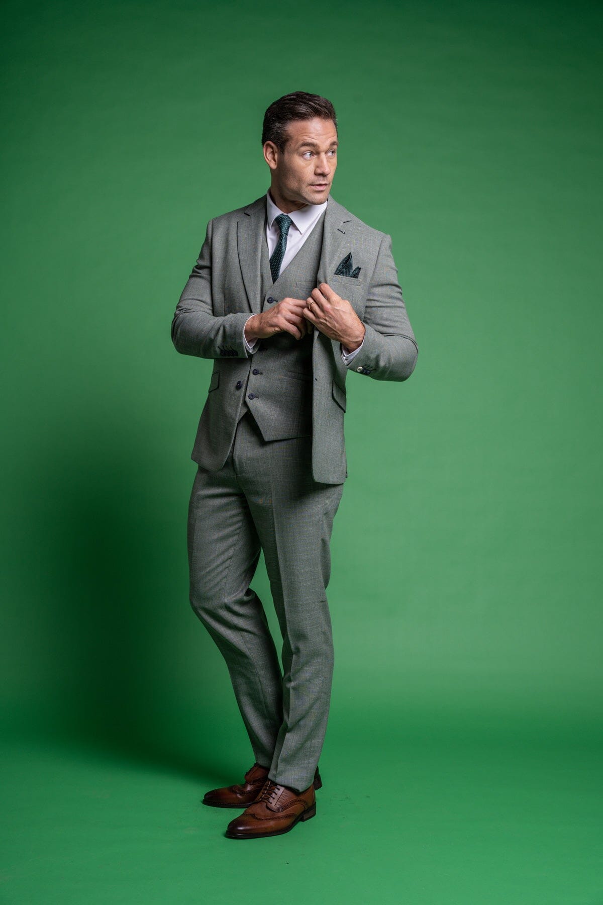 Miami Sage 3 Piece Suit - Blazers & Jackets - 