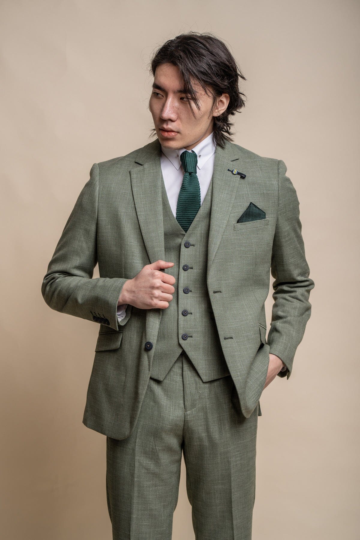 Miami Sage 3 Piece Suit - Blazers & Jackets - 