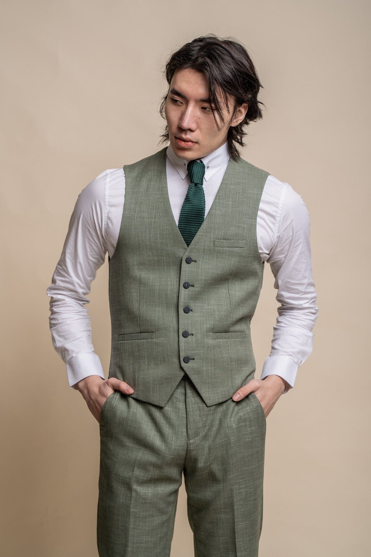 Miami Sage 3 Piece Suit - Blazers & Jackets - 