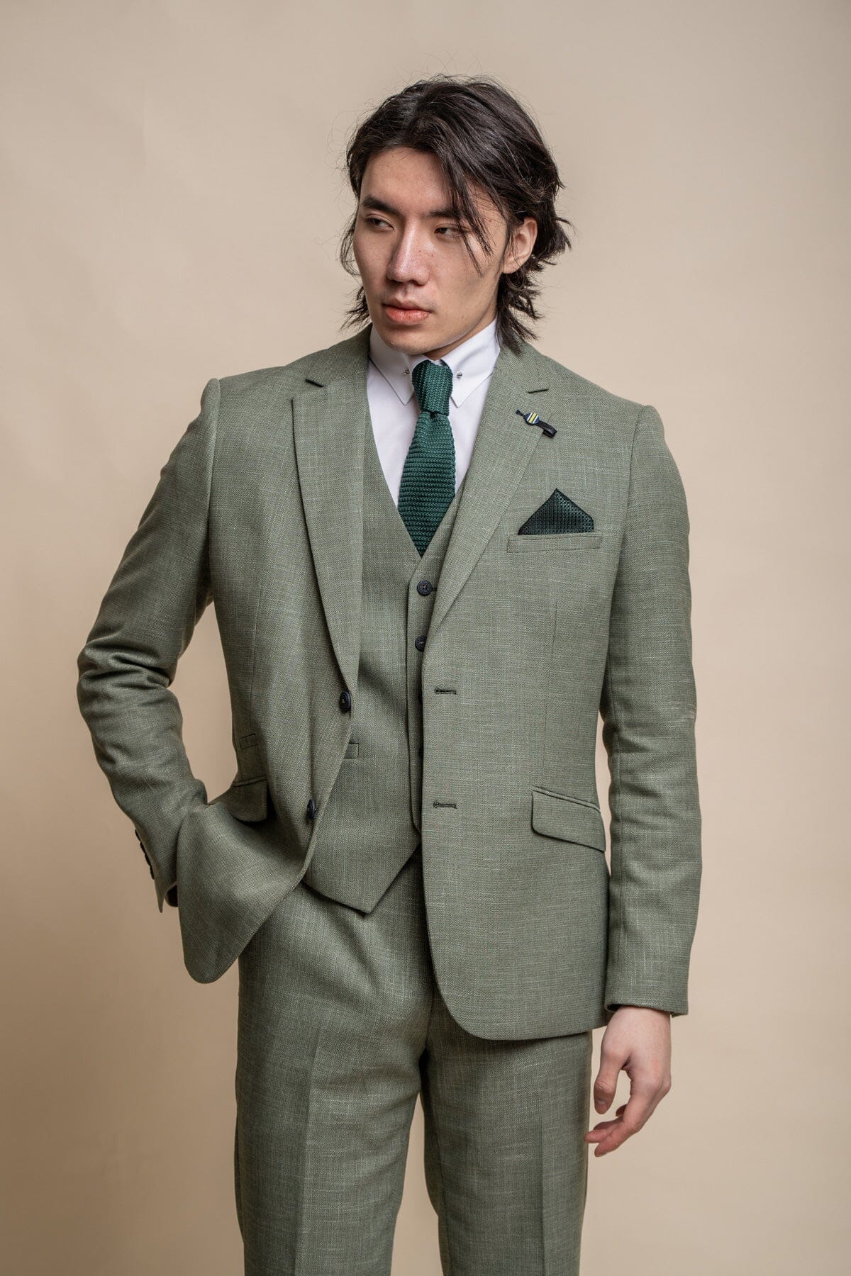 Miami Sage 3 Piece Suit - Blazers & Jackets - 