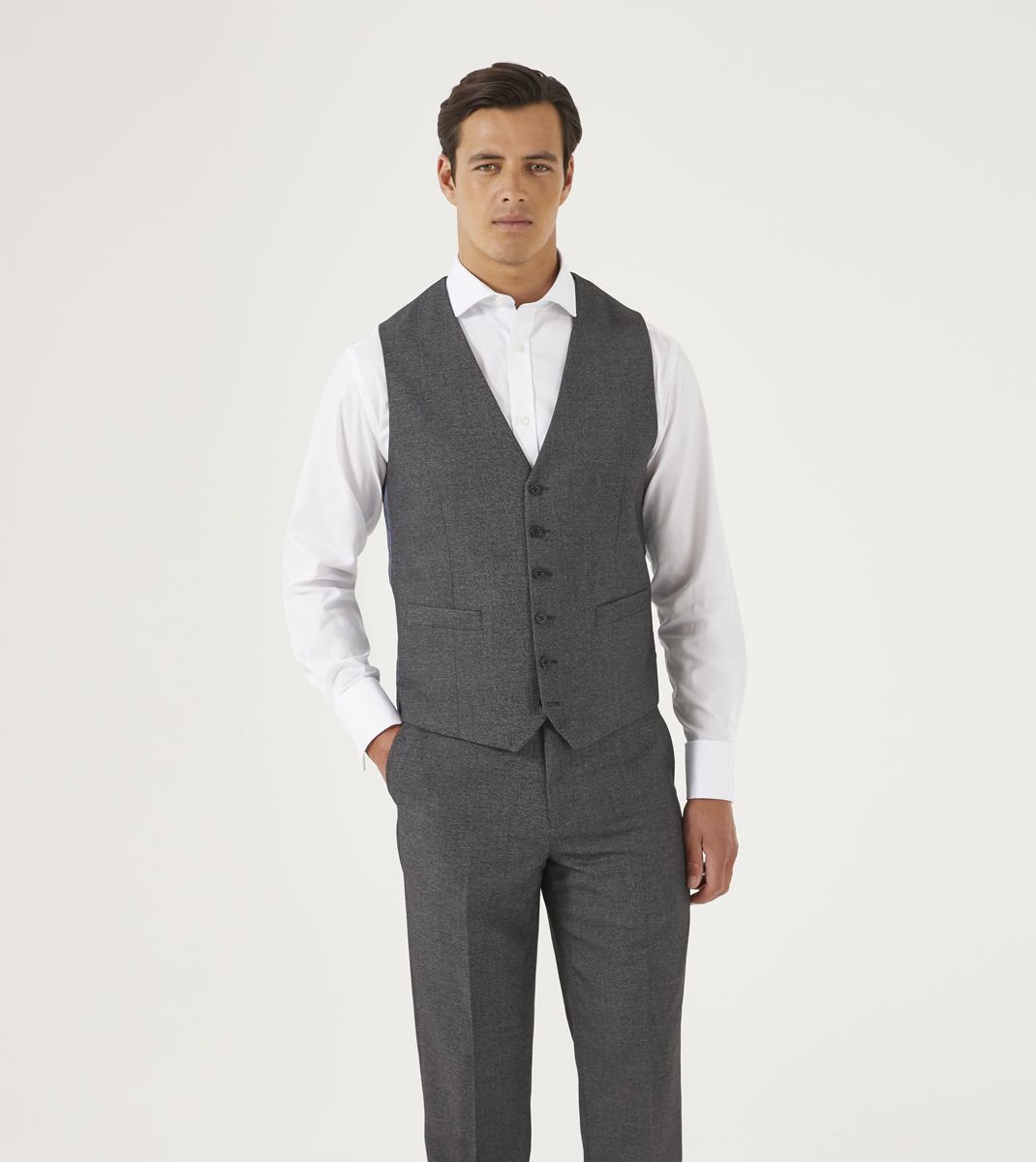 Harcourt Grey 3 Piece Suit