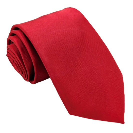 Scarlet Red Wedding Tie