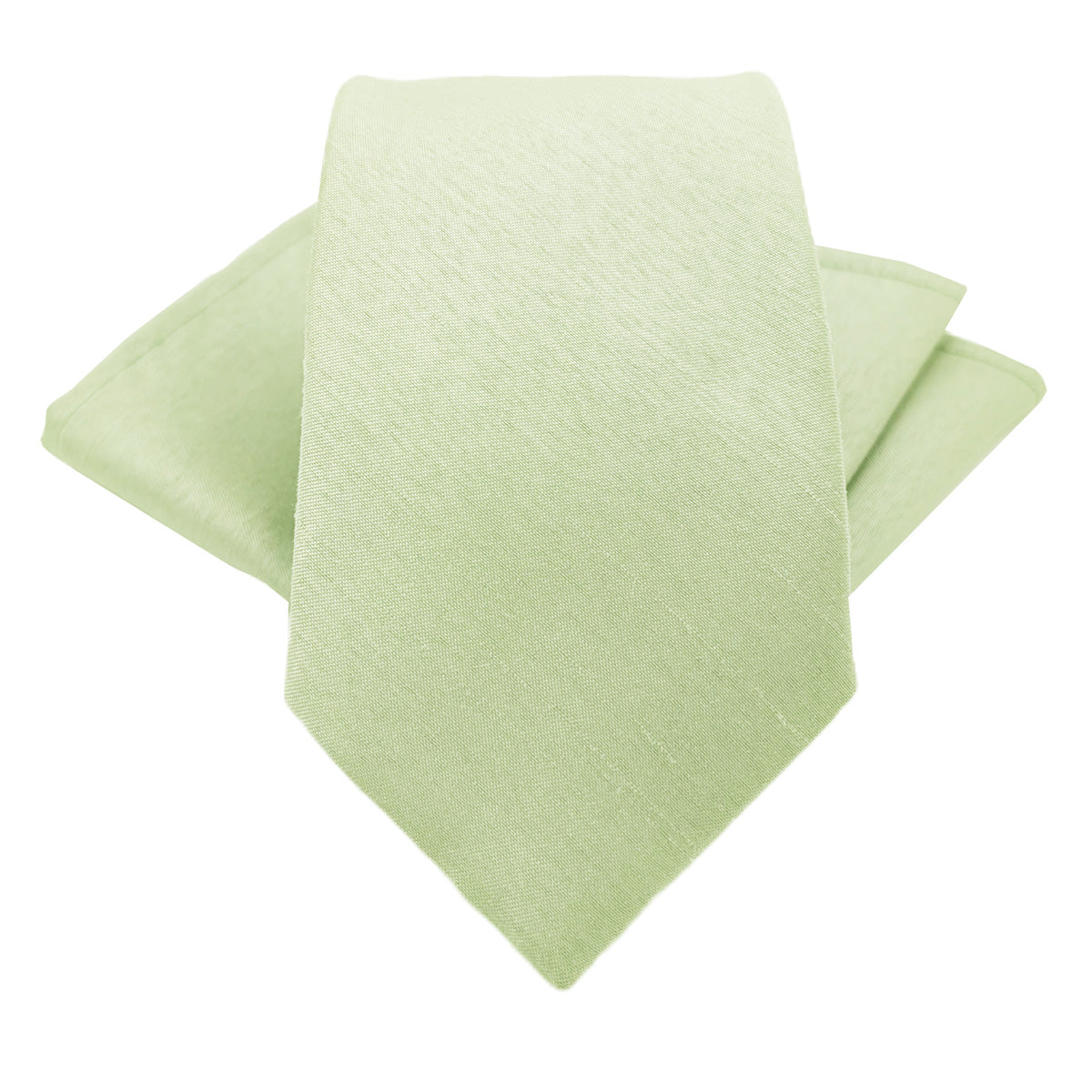 Mint Shantung Wedding Tie