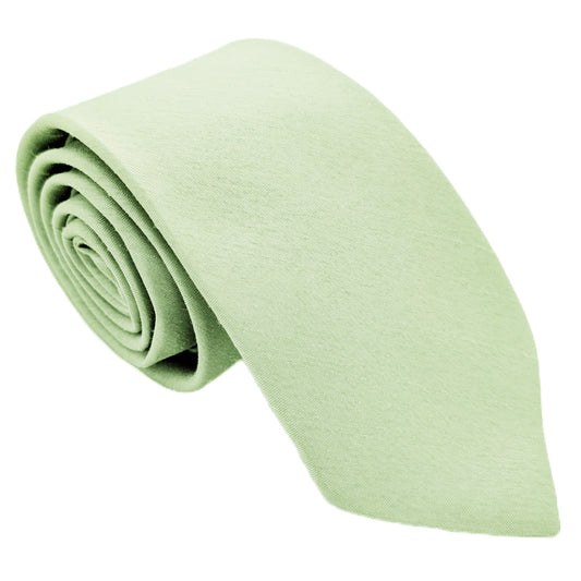 Water Mint Shantung Wedding Tie