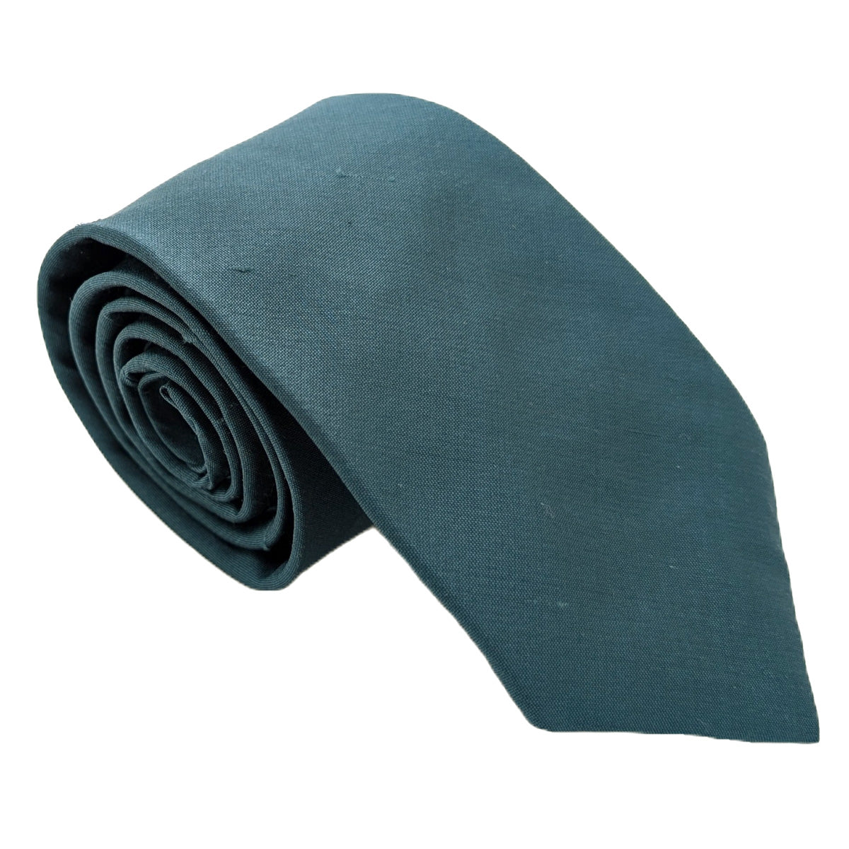 Teal Silk Dupion Wedding Tie