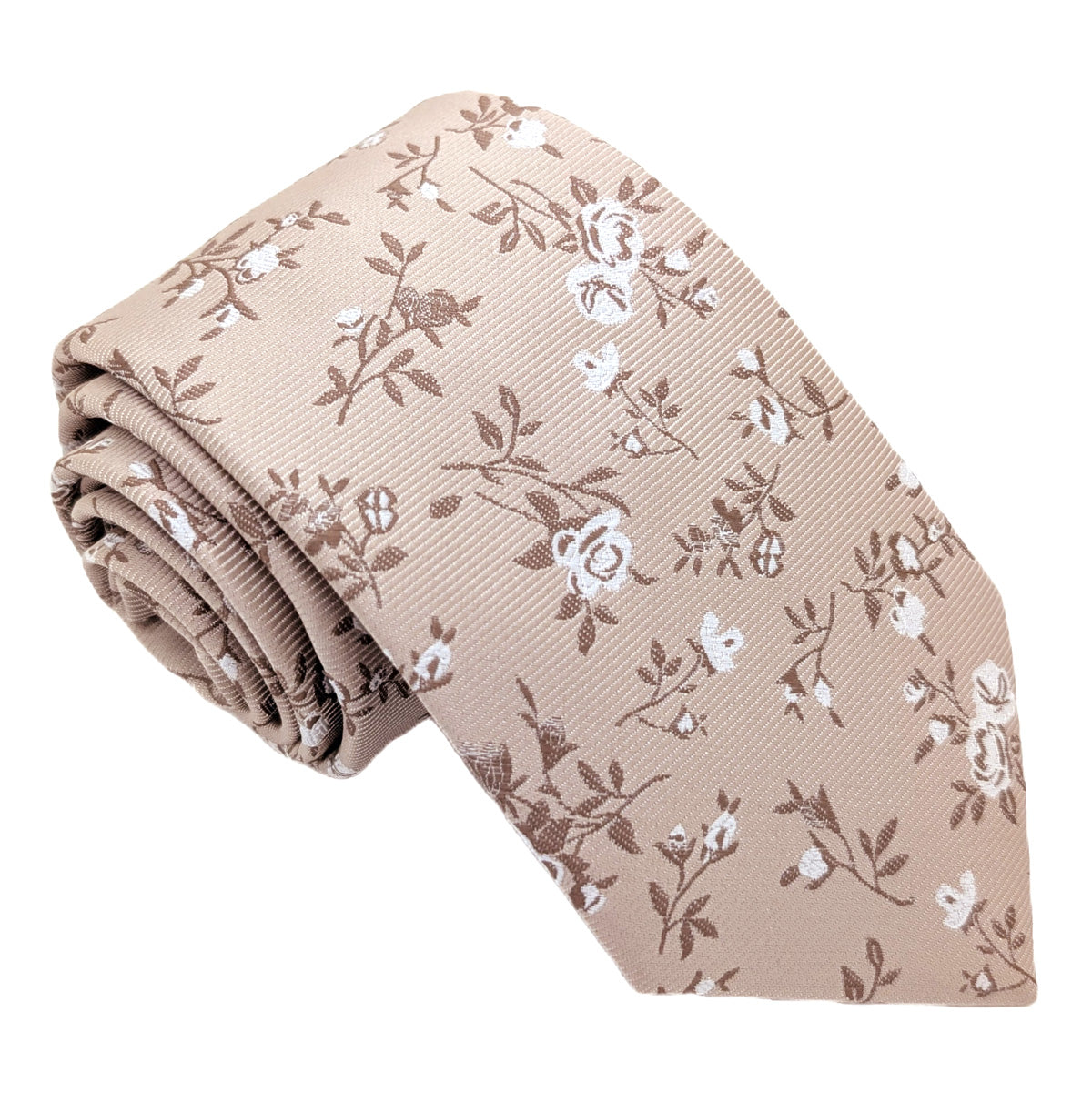 Champagne Roses Wedding Tie