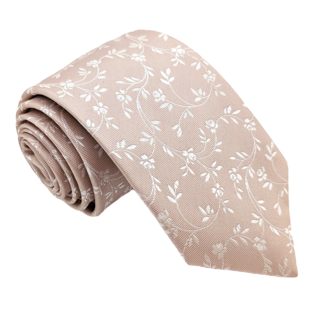 Champagne Leaves Wedding Tie