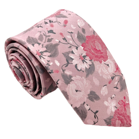 Pink Rose Wedding Tie