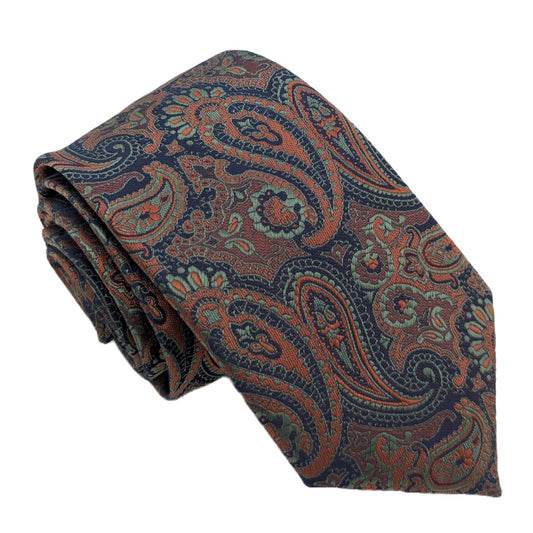 Rust Antique Paisley Wedding Tie