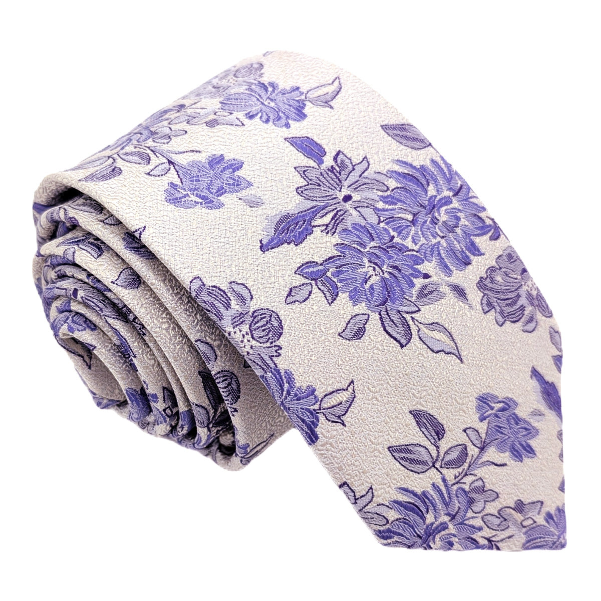 Mix and Match - Purple & Purple Wedding Tie Set