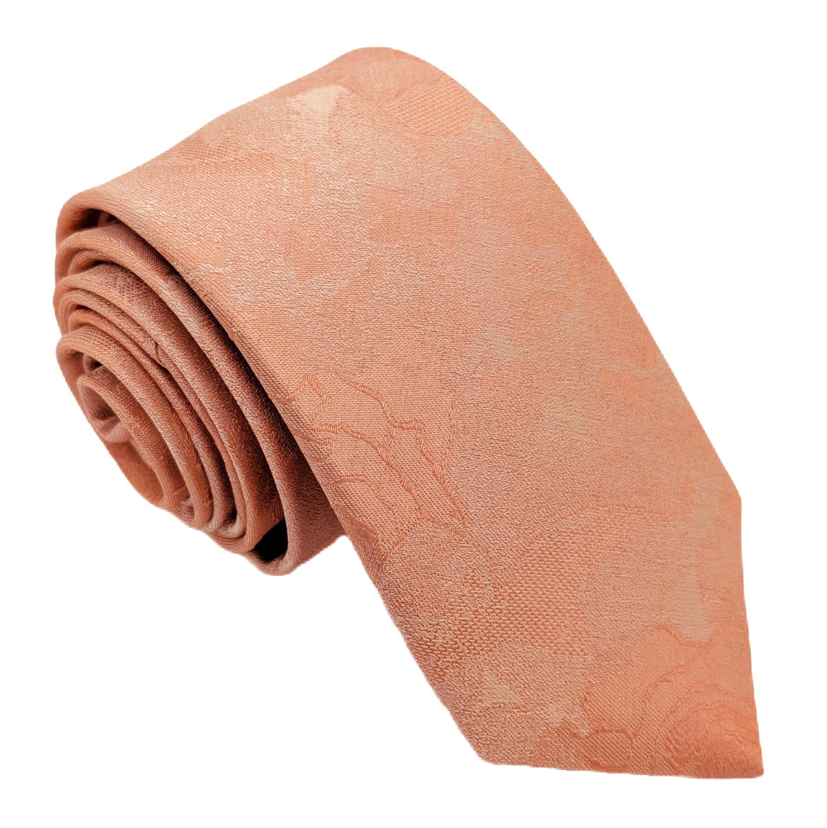 Peach Roses Silk Wedding Swatch