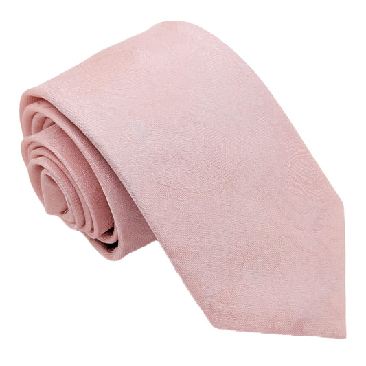 Pink Roses Silk Wedding Tie