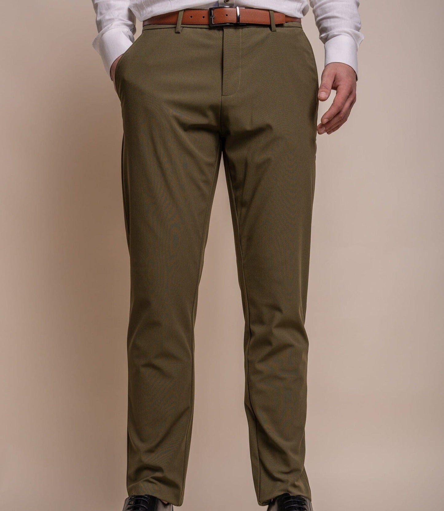 Reed Khaki Trousers - Trousers - 30R - THREADPEPPER