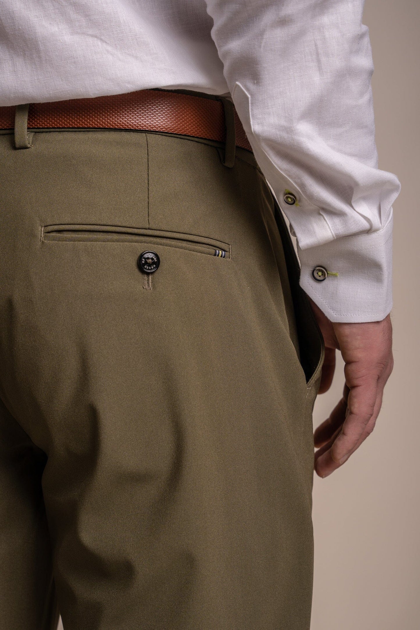 Reed Khaki Trousers - Trousers - - THREADPEPPER